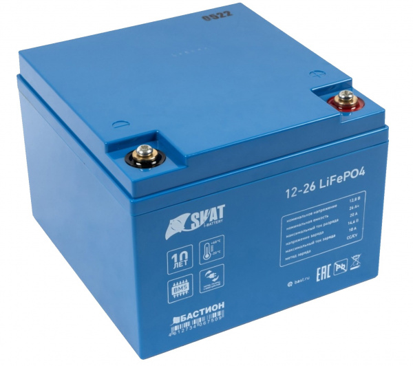 Skat i-Battery 12-26 LiFePo4 аккумуляторная батарея Фото Skat i-Battery 12-26 LiFePo4 аккумуляторная батарея Фото