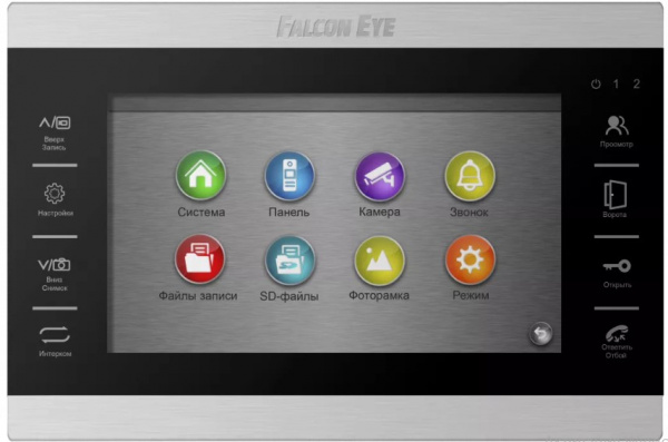 FE-70 ATLAS HD (Black) XL MHD Видеодомофон, дисплей 7