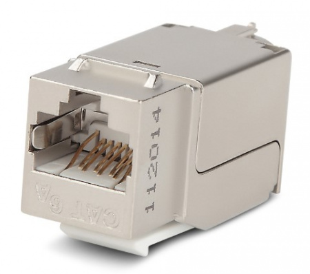 Hyperline KJNE-8P8C-C6A-90-SH-F-WH Вставка Keystone Jack RJ-45(8P8C), категория 6A, экранированная Фото Hyperline KJNE-8P8C-C6A-90-SH-F-WH Вставка Keystone Jack RJ-45(8P8C), категория 6A, экранированная Фото