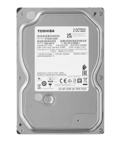 2 ТБ Жесткий диск Toshiba DT02 [DT02ACA200] Фото