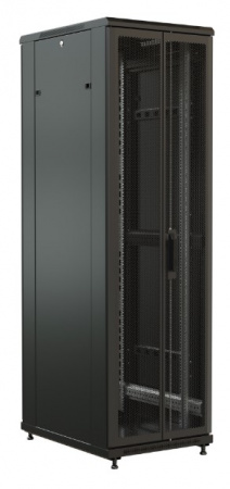 WR-TT-3768-DD-RAL9004 Шкаф напольный 19-дюймовый, 37U, 1833x600х800 мм (ВхШхГ) Фото