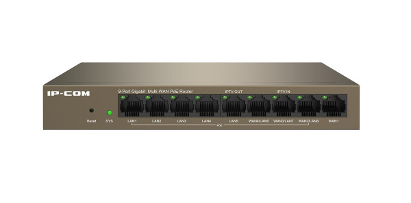 M20-8G-PoE 9-портовый гигабитный PoE-маршрутизатор IP-COM c 8 портами PoE с облачным управлением Фото M20-8G-PoE 9-портовый гигабитный PoE-маршрутизатор IP-COM c 8 портами PoE с облачным управлением Фото