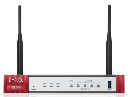 Межсетевой экран Zyxel USG FLEX 100AX с набором подписок на 1 год [USGFLEX100AX-EUCI12F] Фото