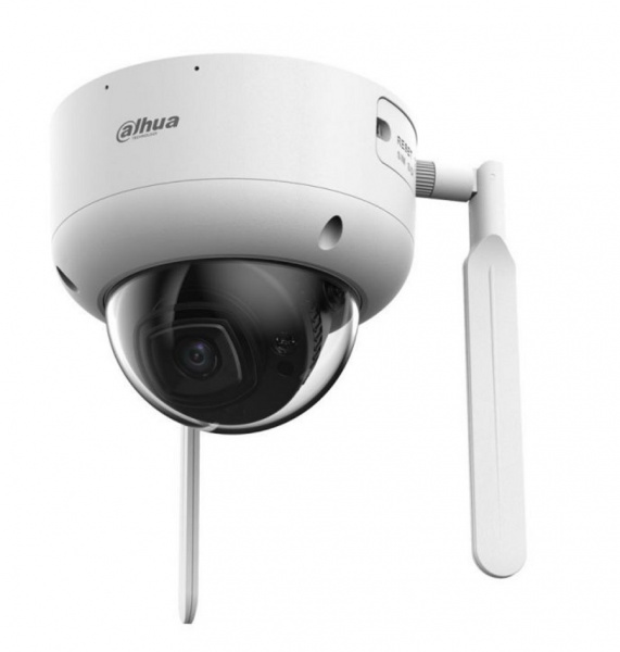 DH-IPC-HDBW3441DR1P-AST-4G-0600B Уличная купольная IP-видеокамера с 4G-модулем 4Мп Фото