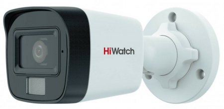 DS-T200A(B) (3.6mm) 2Мп уличная цилиндрическая HD-TVI камера с гибридной подсветкой EXIR/LED до 30/20м и встроенным микрофоном (AoC Фото