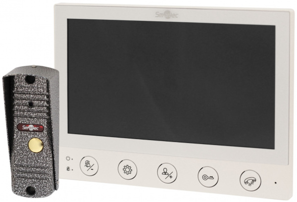 ST-MS607S-WT Комплект видеодомофона с вызывной панелью Smartec Фото ST-MS607S-WT Комплект видеодомофона с вызывной панелью Smartec Фото