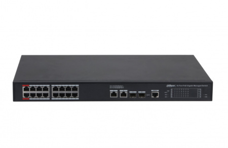 DH-S4220-16GT-240 16-портовый гигабитный управляемый коммутатор с PoE Фото