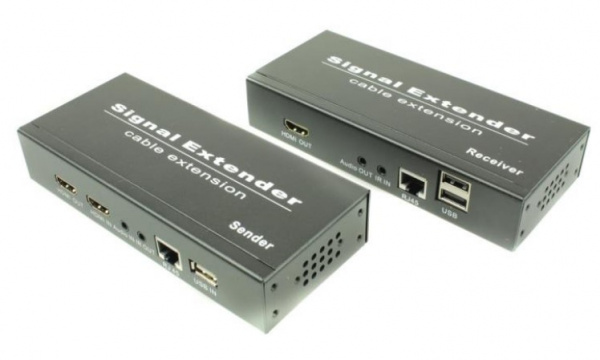 TLN-HiKM2+RLN-HiKM2 Удлинитель HDMI, ИК-сигнала, 2хUSB Фото