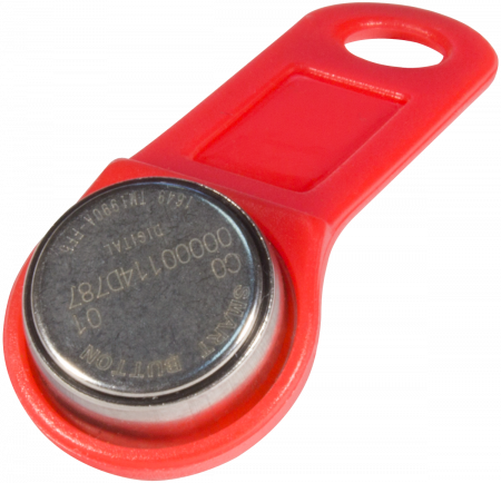 TM1990A iButton TS красный, ключ Touch Memory Фото